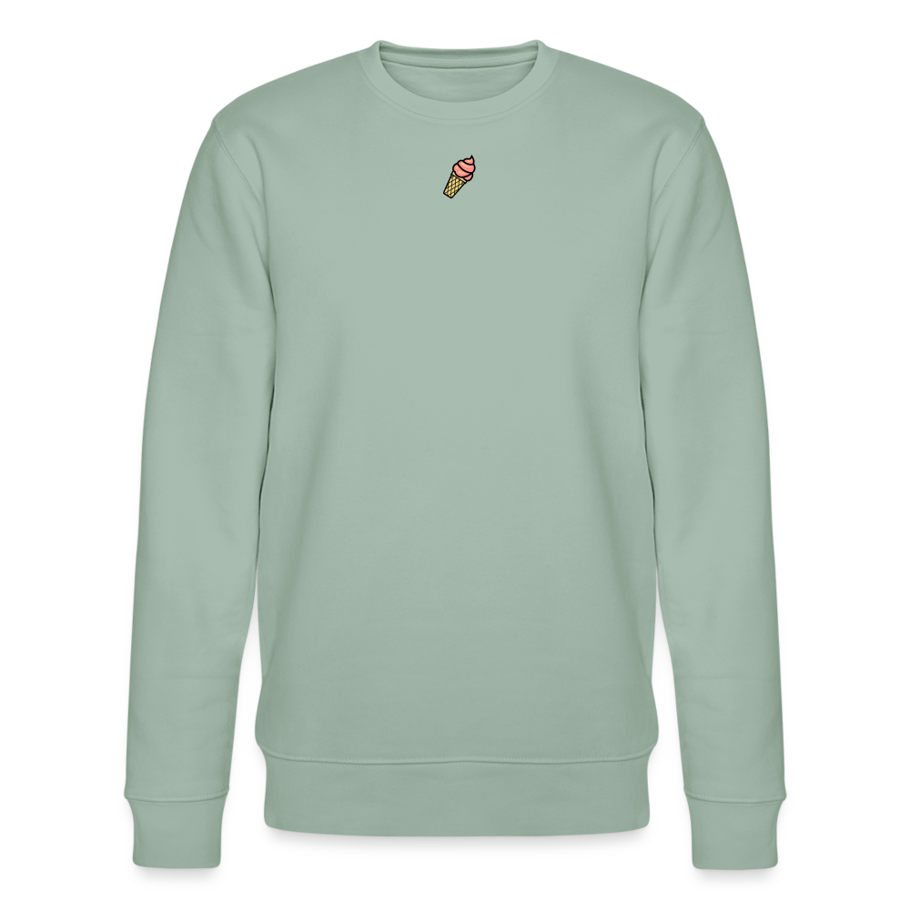 FINE.MAFI Bio Relaxed Crew Neck Sweatshirt - Helles Graugrün