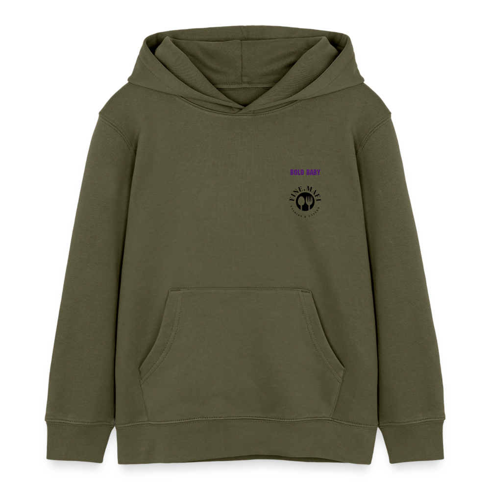 Gastrokids Bio Hoodie Bolo Stile - Khaki