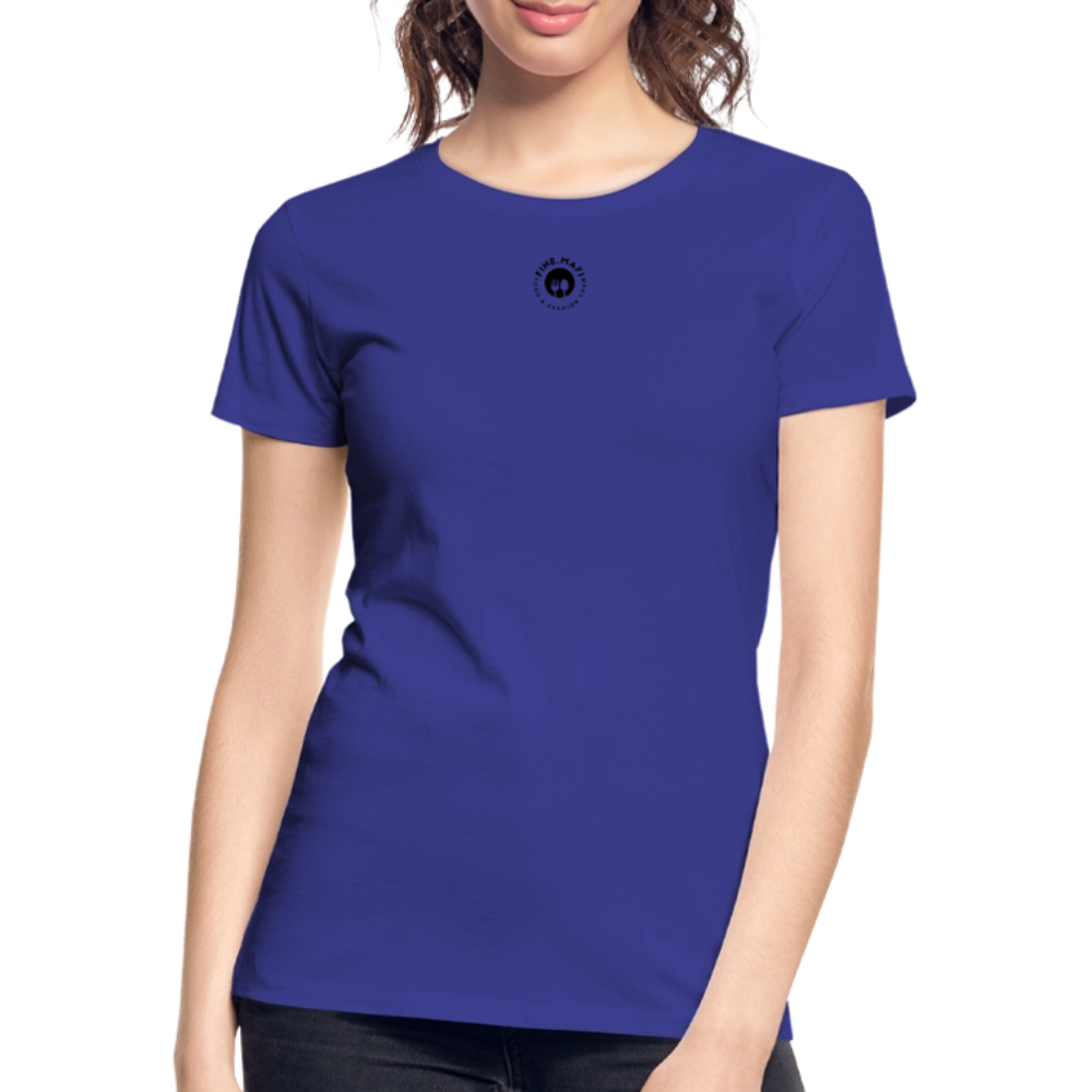 Frauen Premium Bio T-Shirt Hummus - Königsblau