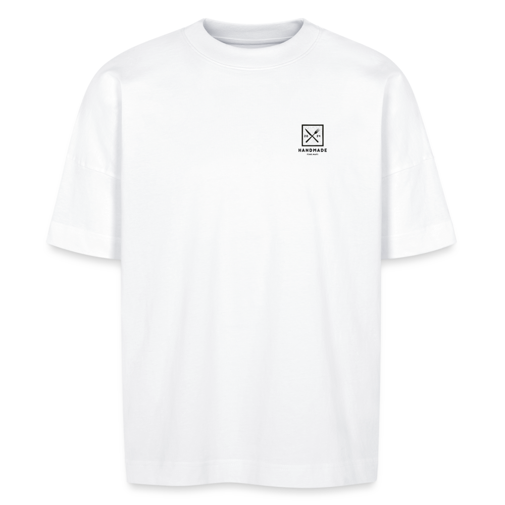 FINE.MAFI Oversized Organic T-Shirt CREW - Weiß