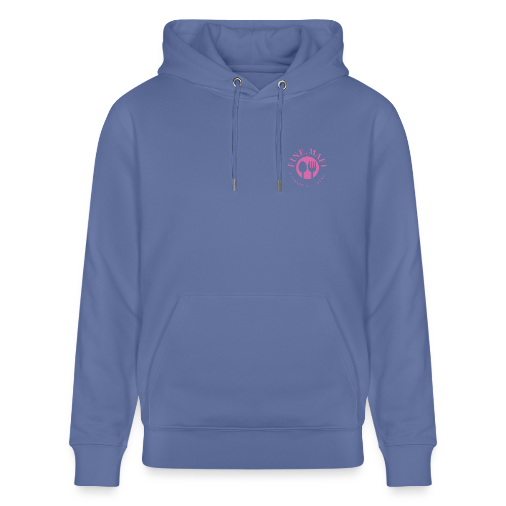 FOOD LOVE Unisex Bio-Hoodie DIGGA - Blau
