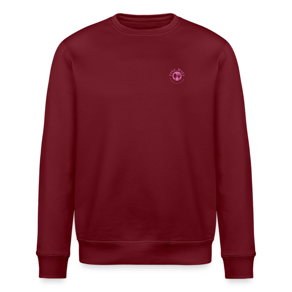 FINE.MAFI Unisex Bio-Sweatshirt CW - Burgunderrot
