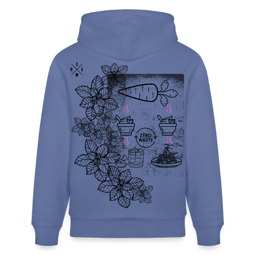 FINE.MAFI Unisex Bio-Hoodie Zero Waste - Blau
