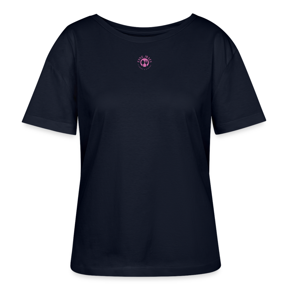 FOOD LOVE Frauen Bio-T-Shirt CW - Navy