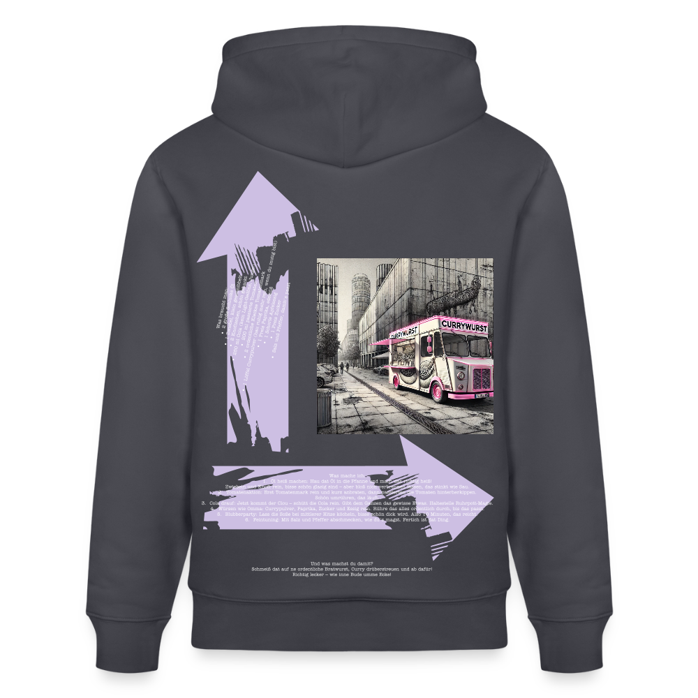 FOOD LOVE Unisex Bio-Hoodie CW - Indigoblau