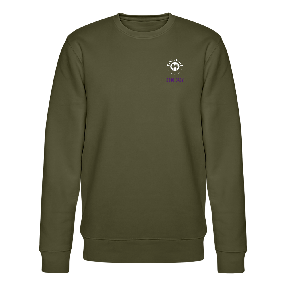 FOOD LOVE Collection Unisex Bio-Sweatshirt Bolo - Khaki
