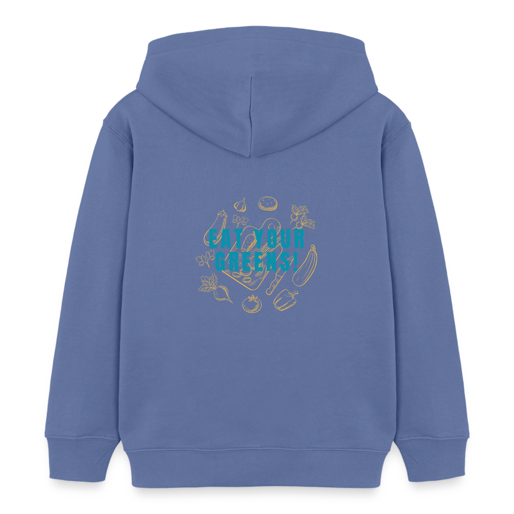 GASTROKIDS Kinder Bio-Hoodie CREW - Blau