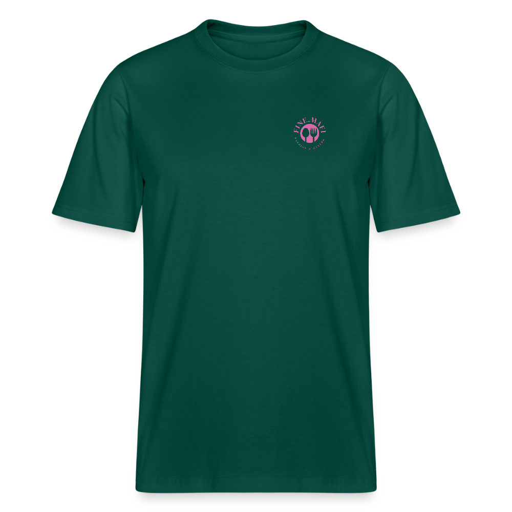 FINE.MAFI Relaxed Fit Unisex Bio-T-Shirt Zero Waste - Forest