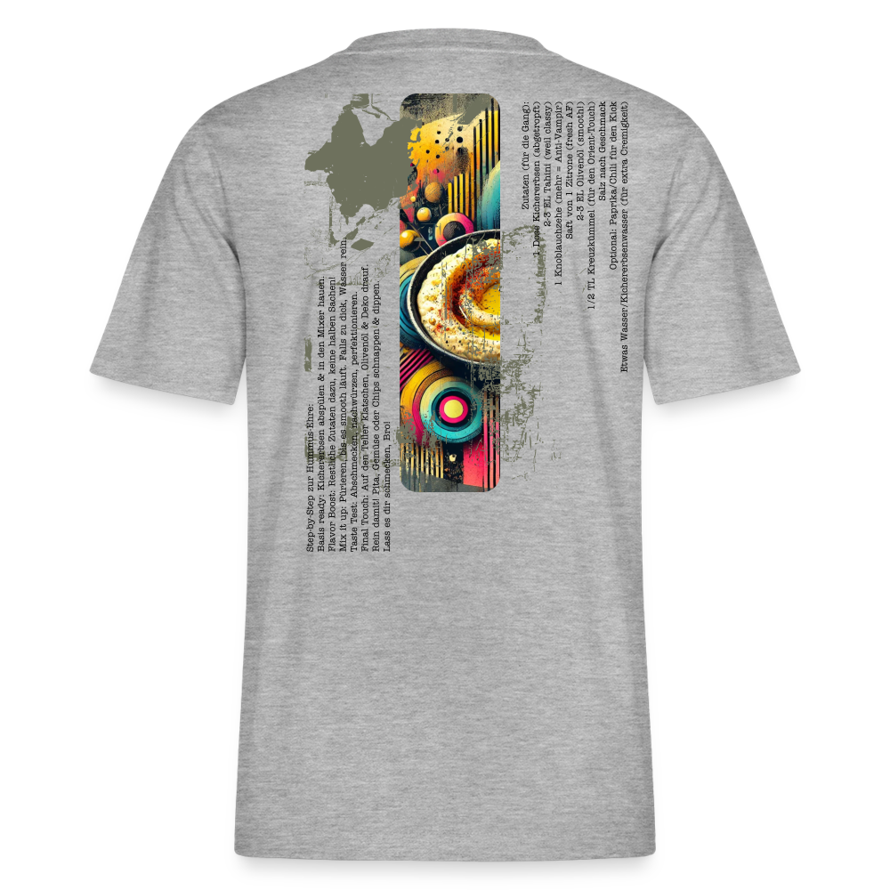 Stanley/Stella Relaxed Fit Unisex Bio-T-Shirt Hummus - Grau meliert