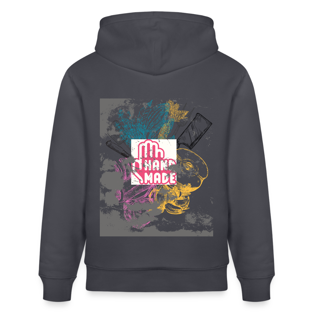 FINE.MAFI Bio Relaxed Hoodie CREW - Indigoblau