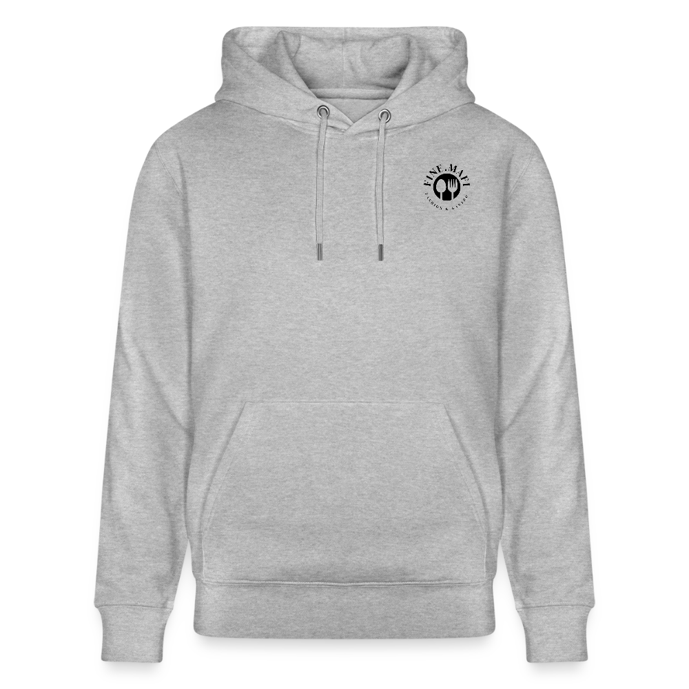 FOOD LOVE Unisex Bio-Hoodie Hummus - Grau meliert