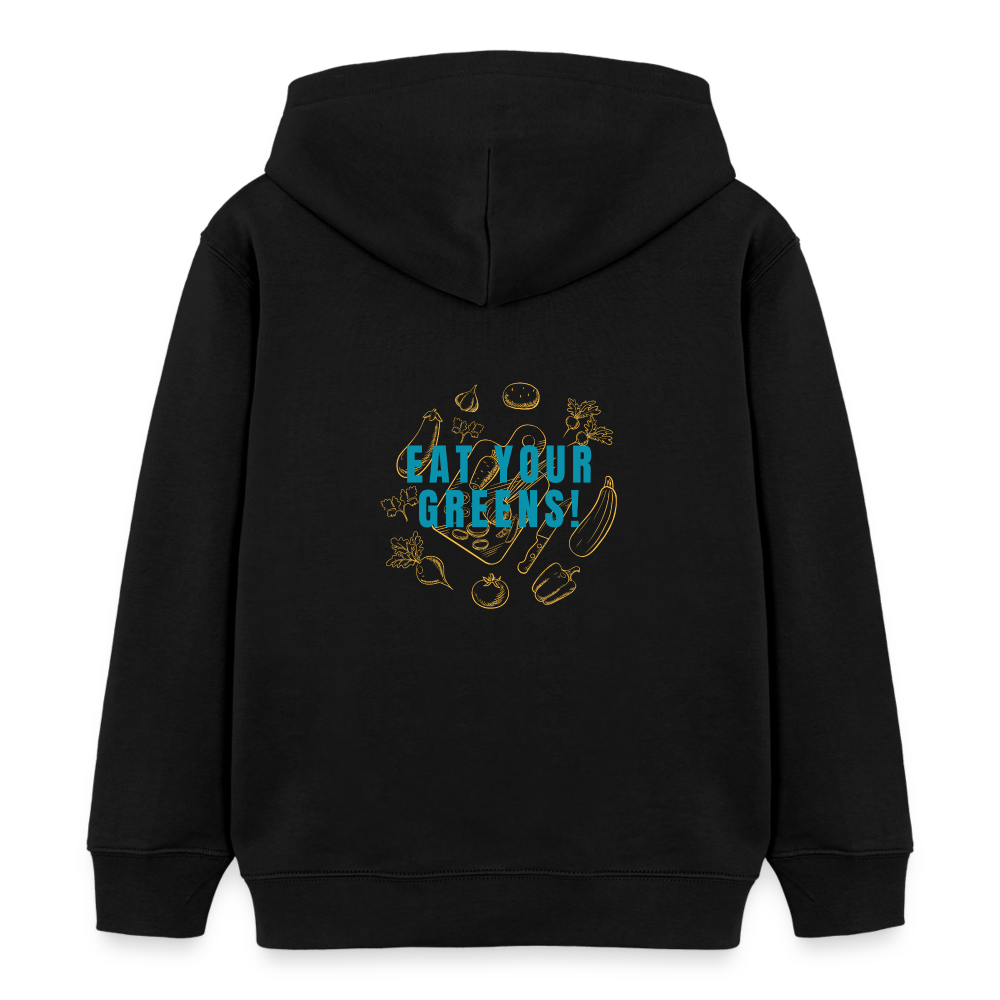 GASTROKIDS Kinder Bio-Hoodie CREW - Schwarz