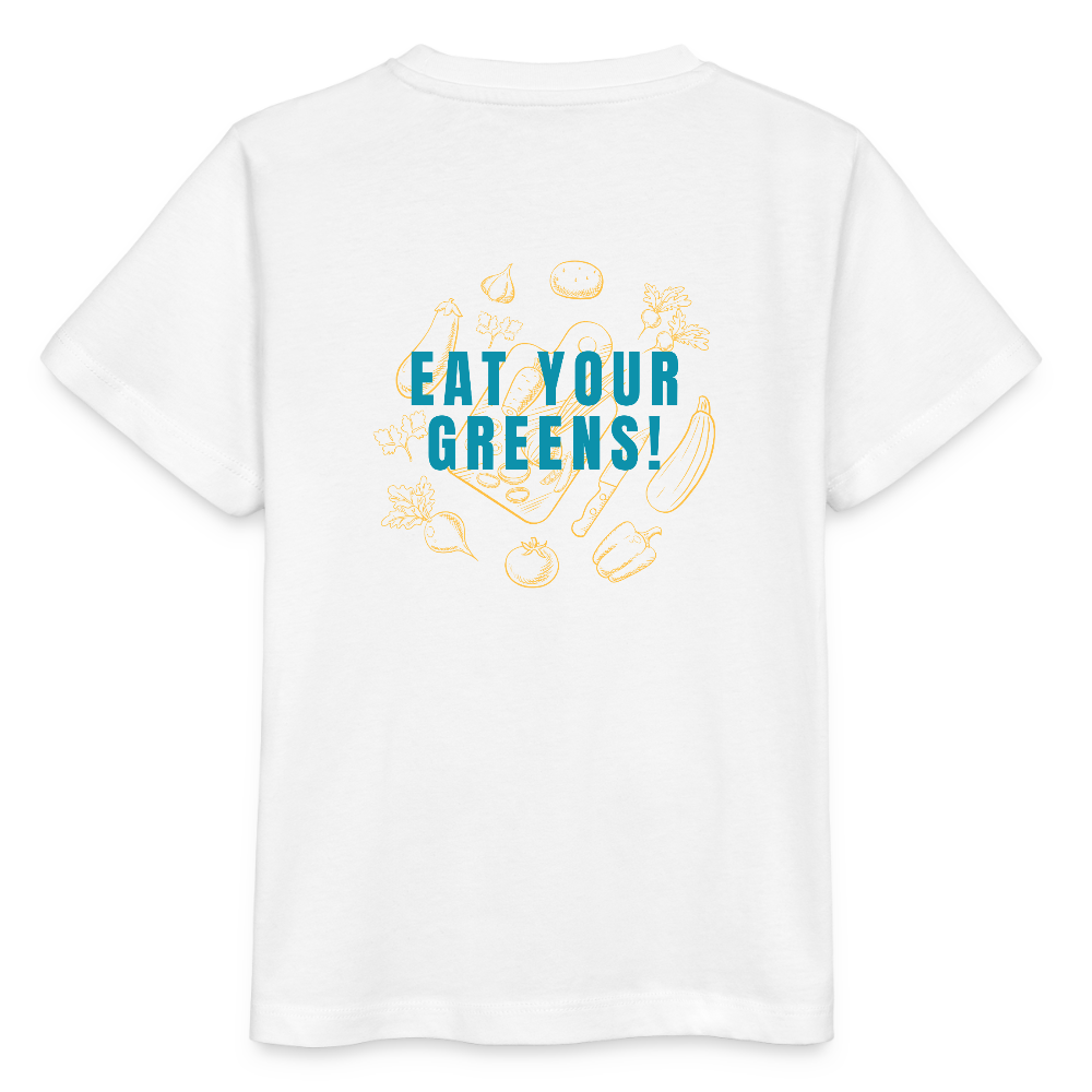 GASTROKIDS Kinder T-Shirt FOOD PLANET - Weiß