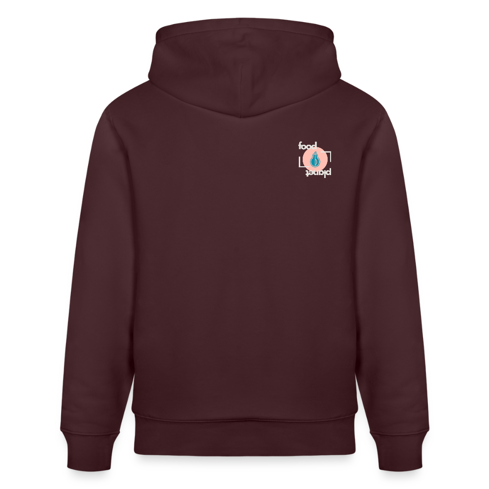 FINE.MAFI Relaxed Hoodie CREW - Maroon