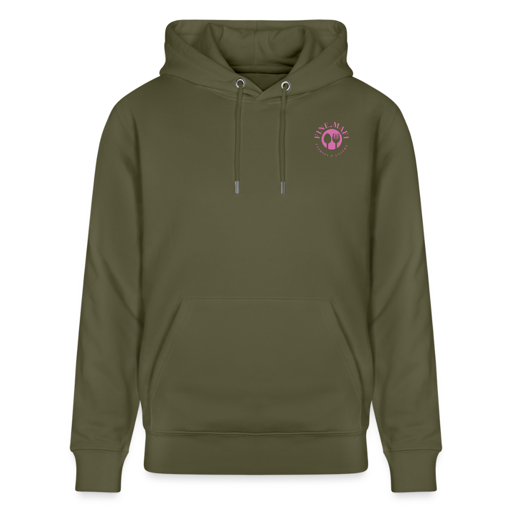 FOOD LOVE Unisex Bio-Hoodie CW - Khaki Grün