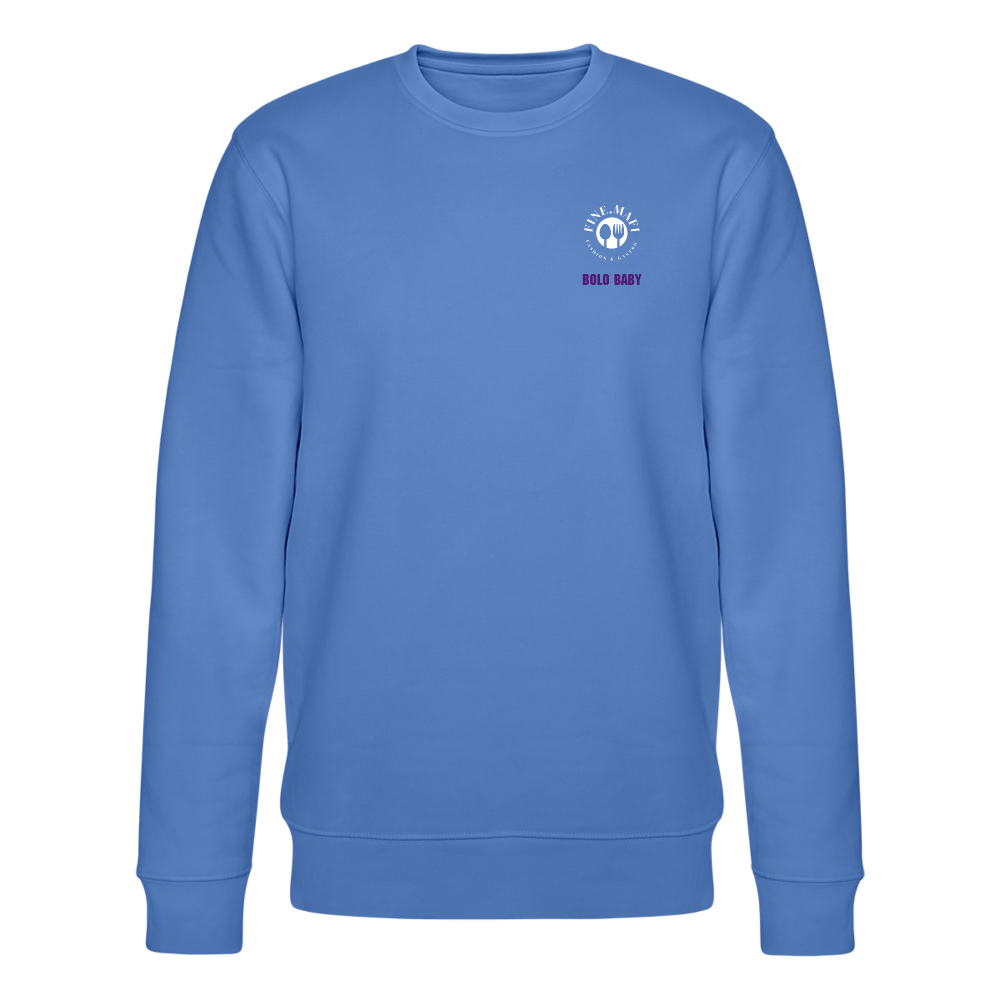 FOOD LOVE Collection Unisex Bio-Sweatshirt Bolo - Blau