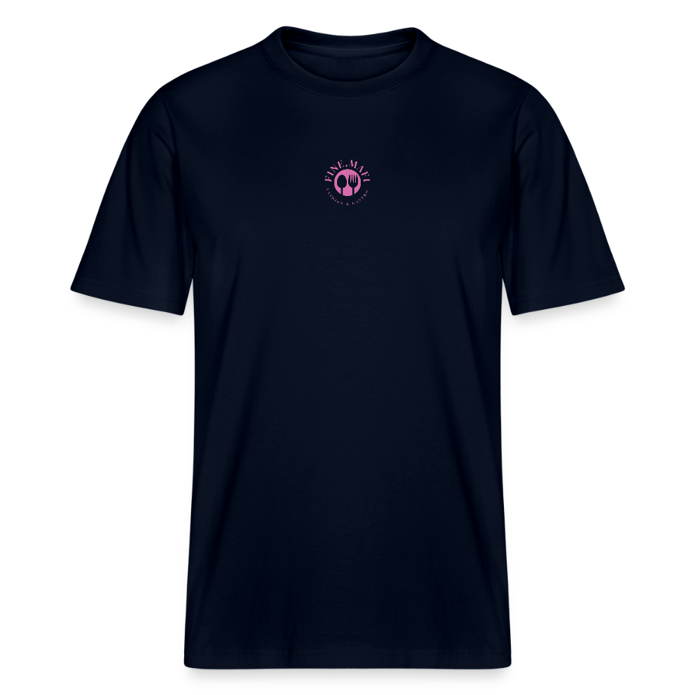 FOOD LOVE Relaxed Fit Unisex Bio-T-Shirt DIGGA - Navy