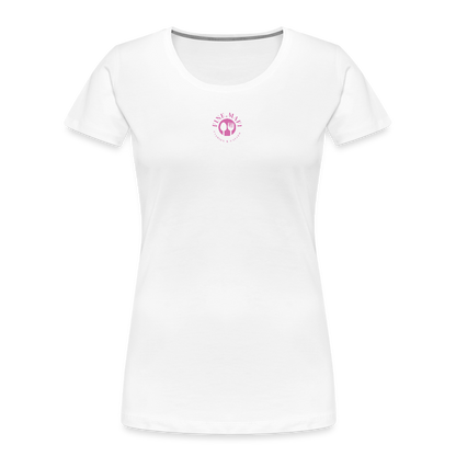 FINE.MAFI Frauen Premium Bio T-Shirt Zero Waste - Weiß