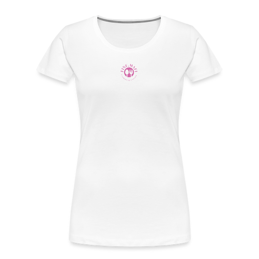FINE.MAFI Frauen Premium Bio T-Shirt Zero Waste - Weiß