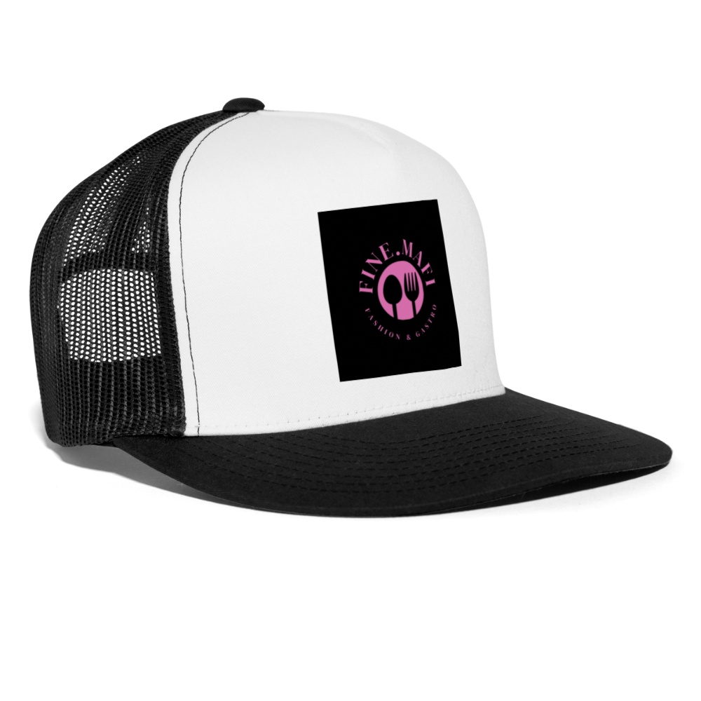 Trucker Cap - Weiß/Schwarz