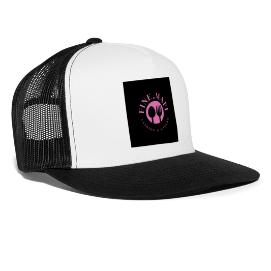 Trucker Cap - Weiß/Schwarz