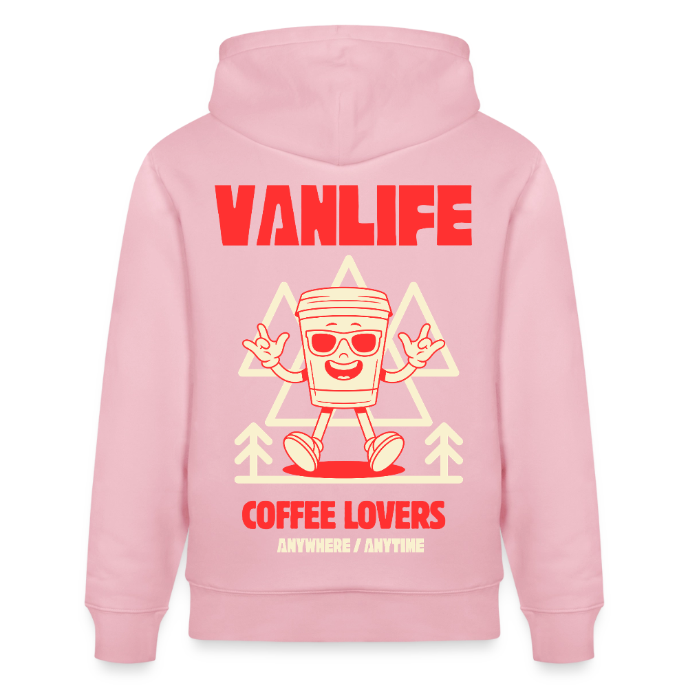 Vanlife Unisex Bio-Hoodie Coffee - Hellrosa