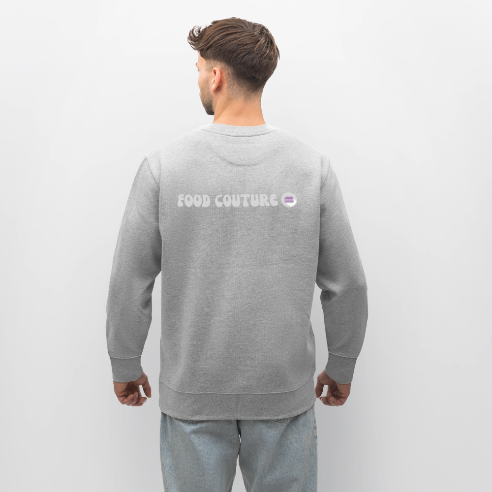 Food Couture Unisex Bio-Sweatshirt - Grau meliert