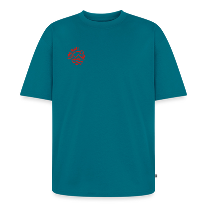 Vanlife Unisex Premium Oversized Bio T-Shirt Coffee - Petrol
