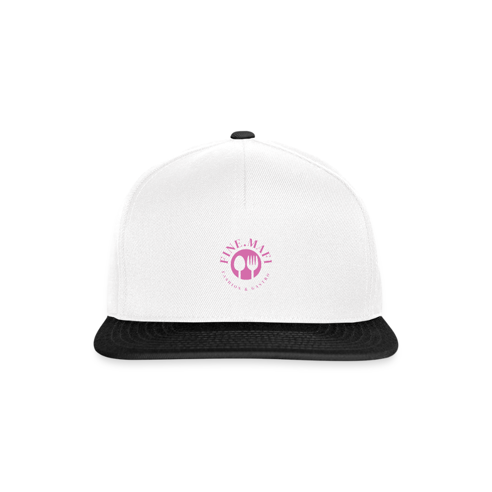 Snapback Cap FINE.MAFI - Weiß/Schwarz