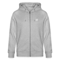 Food Couture Unisex Bio-Kapuzenjacke - Grau meliert