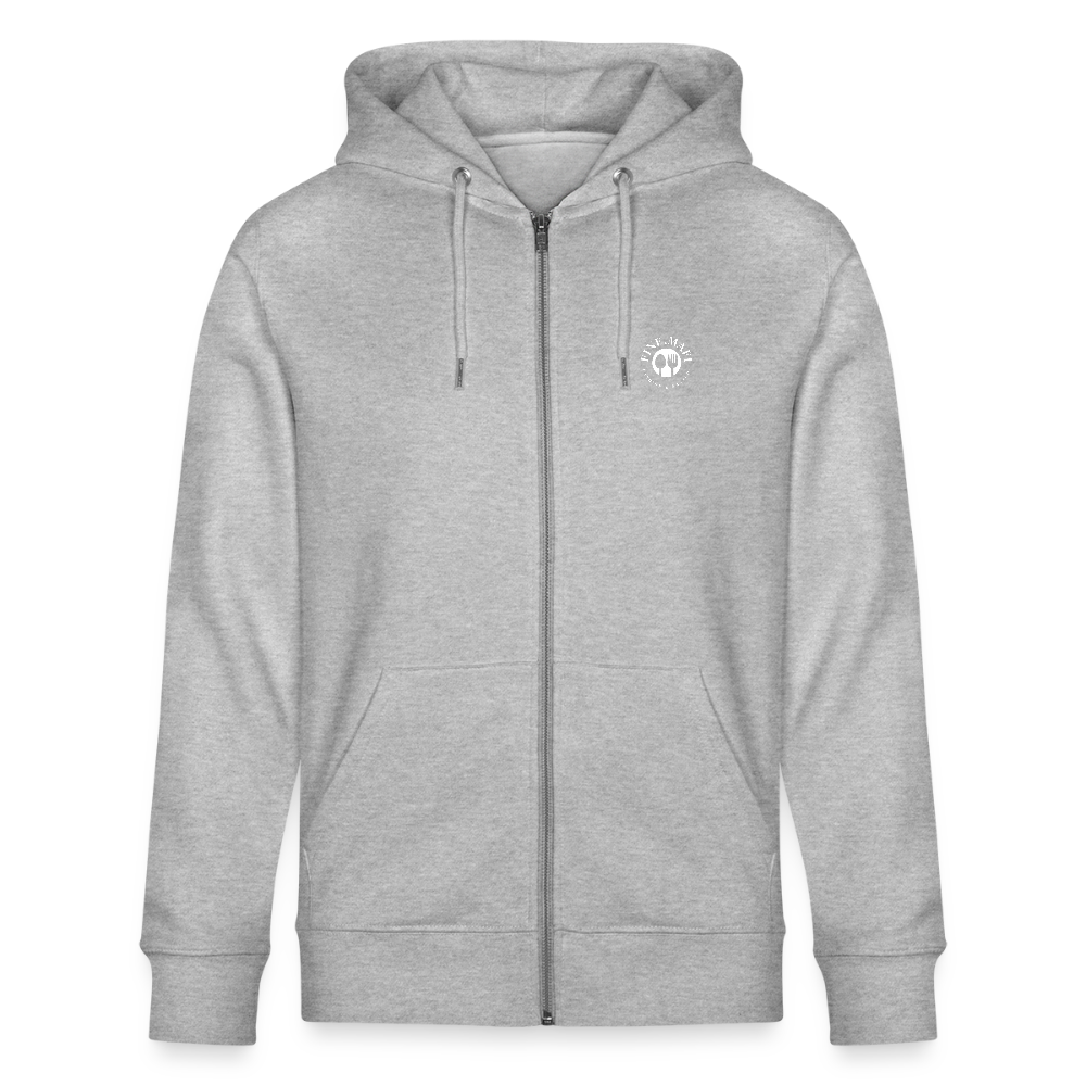Food Couture Unisex Bio-Kapuzenjacke - Grau meliert