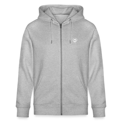 Food Couture Unisex Bio-Kapuzenjacke - Grau meliert