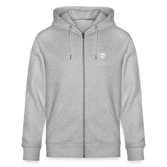 Food Couture Unisex Bio-Kapuzenjacke - Grau meliert