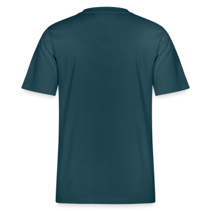 FINE.MAFI Relaxed T-Shirt CREW - Dunkles Petrol