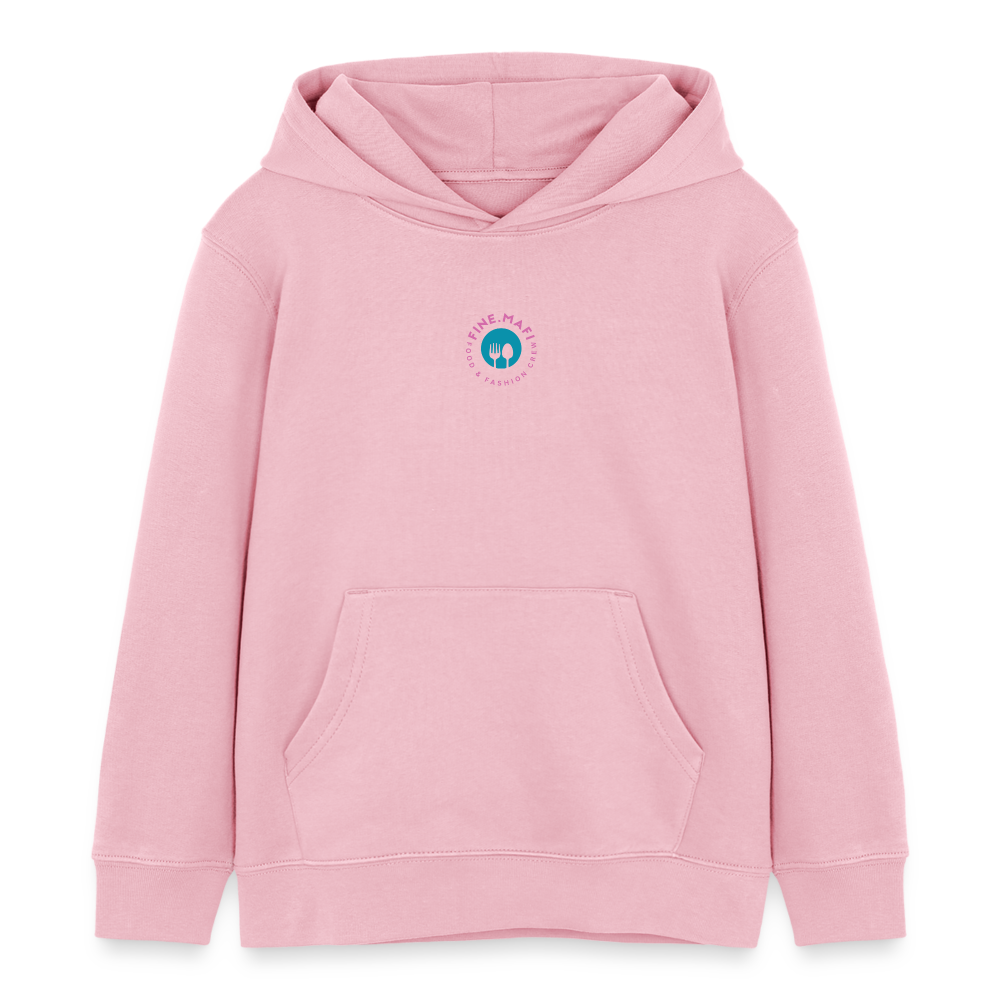 GASTROKIDS Kinder Bio-Hoodie CREW - Hellrosa