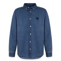 Food Couture Denim Hemd - verwaschenes Mittelblau 