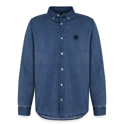 Food Couture Denim Hemd - verwaschenes Mittelblau 