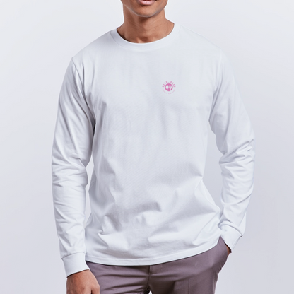 FOOD LOVE  Unisex Bio-Langarmshirt Digga - Weiß