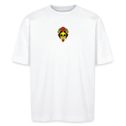 FOOD LOVE Unisex Oversize Bio-T-Shirt Guaca - Weiß