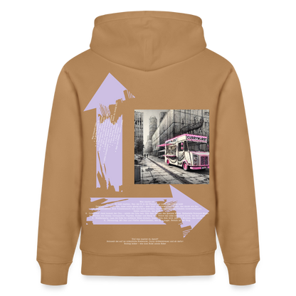 FOOD LOVE Unisex Bio-Hoodie CW - Karamell 