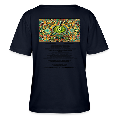 FOOD LOVE Frauen Bio-T-Shirt Guaca - Navy