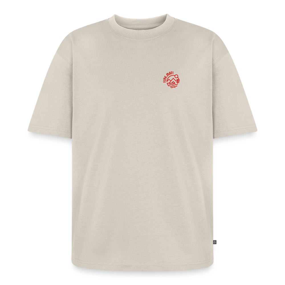 Vanlife Unisex Premium Oversized Bio T-Shirt Sushi - Beige