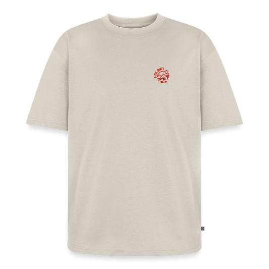 Vanlife Unisex Premium Oversized Bio T-Shirt Sushi - Beige