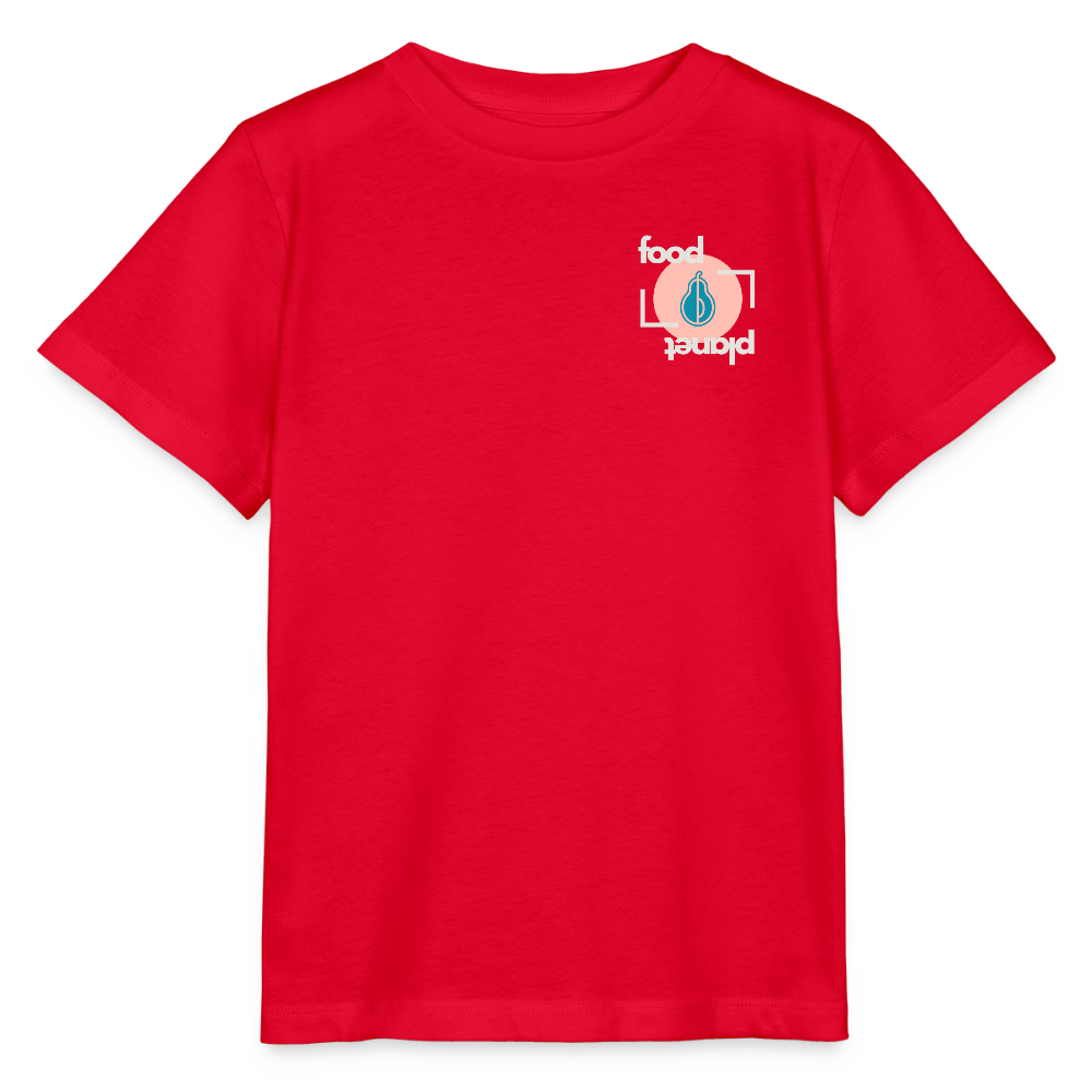 GASTROKIDS Kinder T-Shirt FOOD PLANET - Rot
