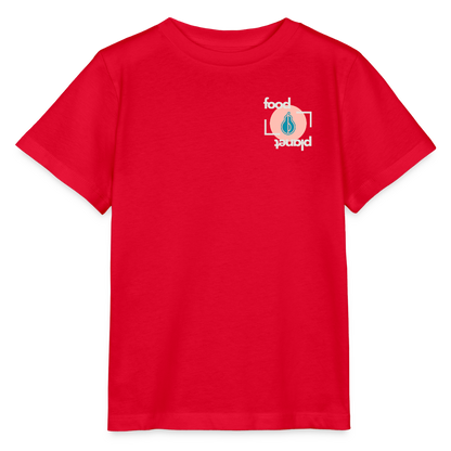 GASTROKIDS Kinder T-Shirt FOOD PLANET - Rot