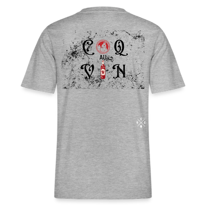 Bio Relaxed T-Shirt Coq au Vin - Grau meliert