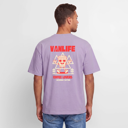 Vanlife Unisex Premium Oversized Bio T-Shirt Coffee - Lavendel