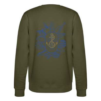FOOD LOVE Unisex Bio-Sweatshirt DIGGA - Khaki