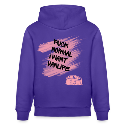 Vanlife Unisex Bio-Hoodie F.CK Normal - Purple Love 