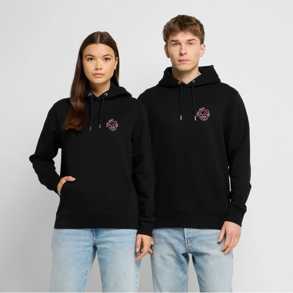 Vanlife Unisex Bio-Hoodie F.CK Normal - Schwarz